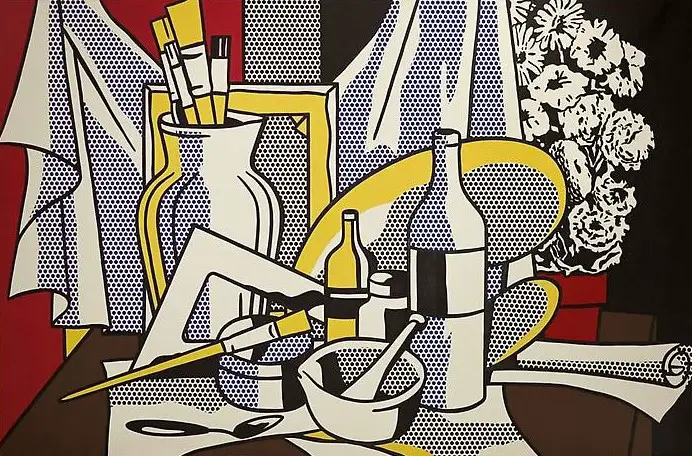 Roy Lichtenstein still life with Palette