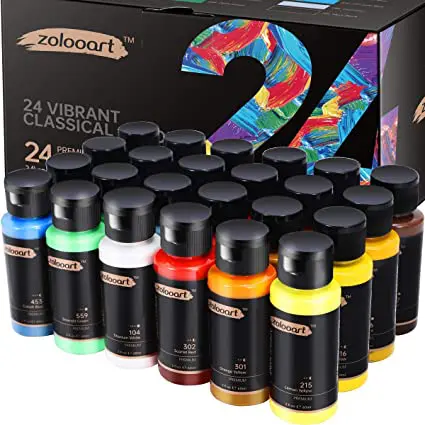 Zolooart Acrylic Paint Set