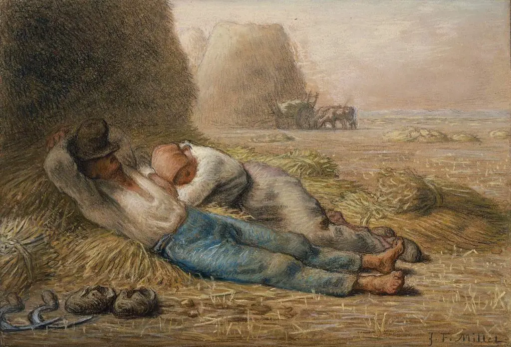 Jean-Francois Millet pastel work