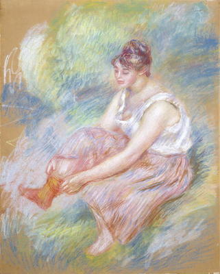 Pierre-August Renoir pastel work