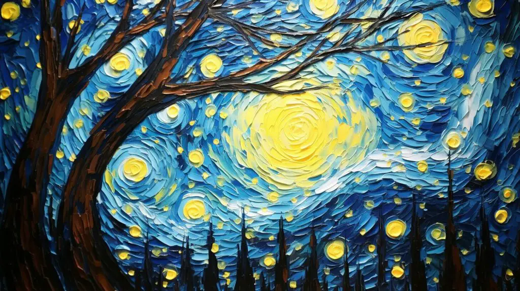 Vincent Van Gogh's Starry Night painting Vincent Van Gogh's Starry Night painting
