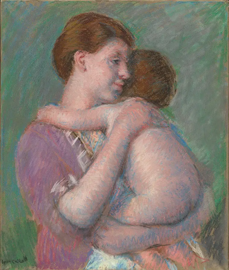 Mary Cassatt-Mother and Child