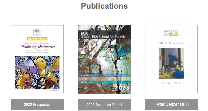 Pastel Society of America Publications