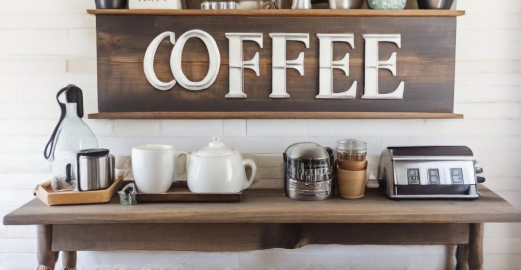 DIY Coffee Bar Sign