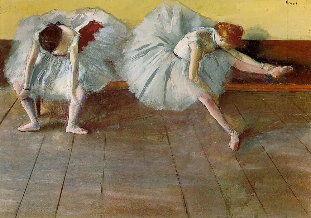 Edgar Degas Two Ballet Dancers