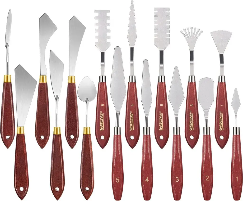 16 Pieces Painting Knife Set