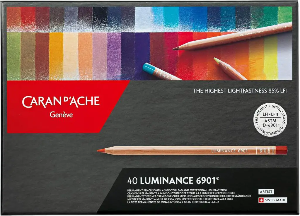 Caran D'ache Luminance Colored Pencil Set