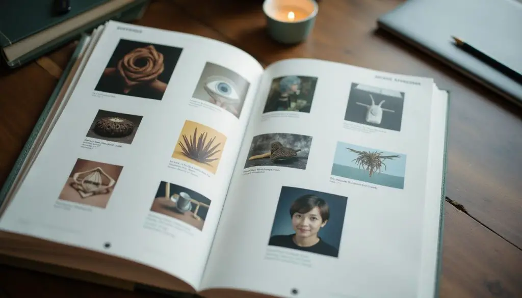 Open book on a desk